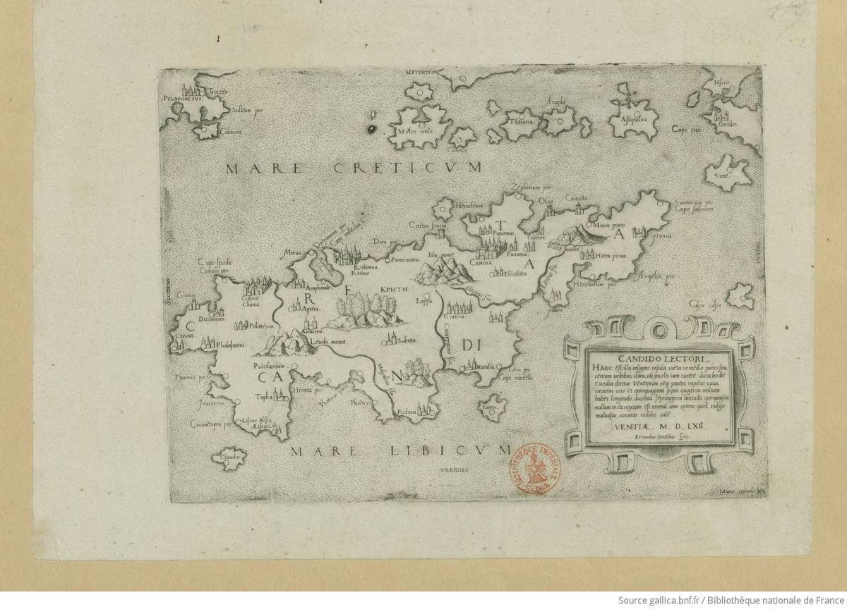 1562 Candido lectori. Haec est illa insignis insula Creta in medio ponto sita... hodie Candia dicitur...   : Marius Cartarus 2.jpeg